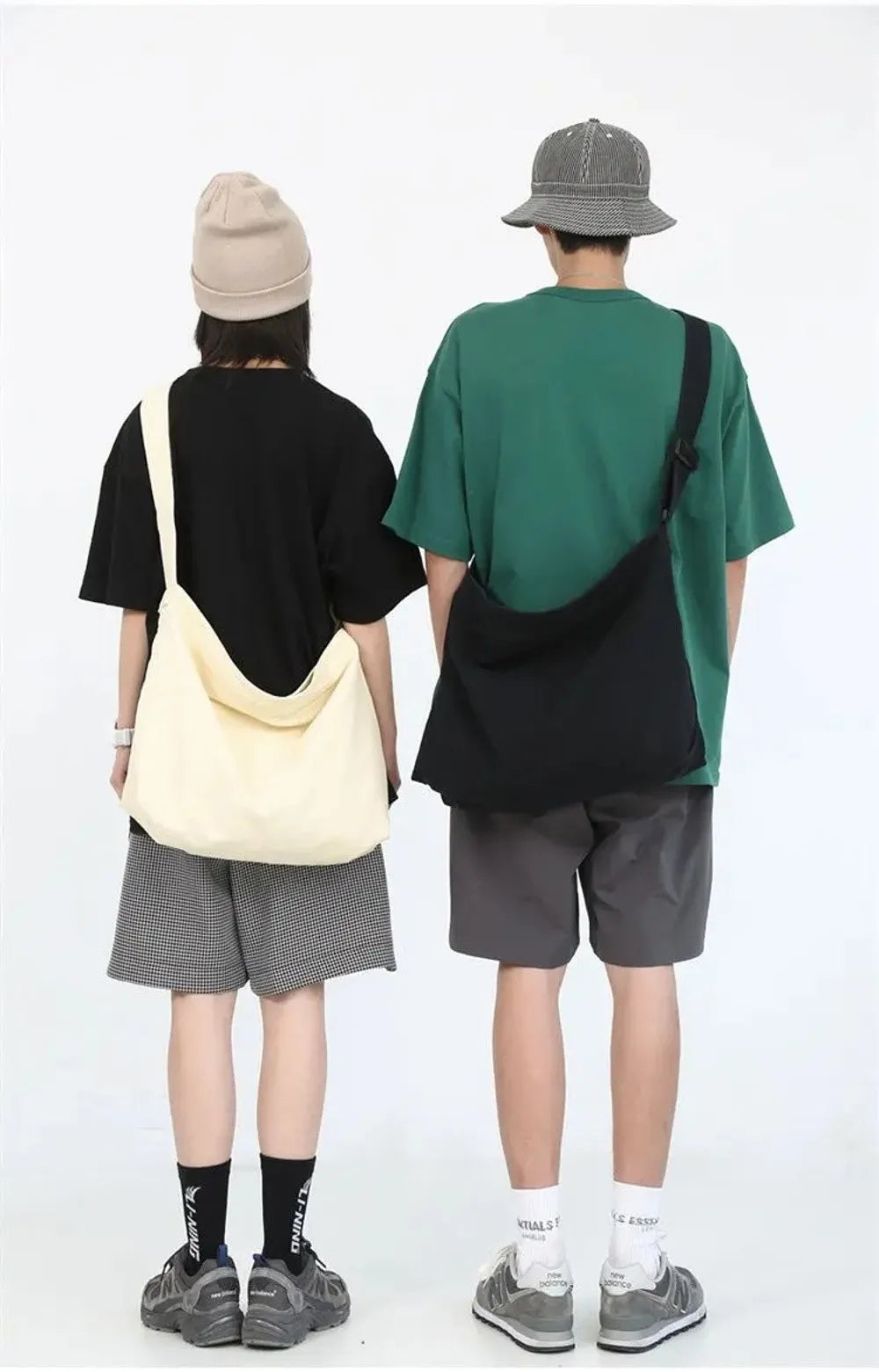 Women's Shoulder Bag Large Capacity Crossbody Bag for Woman 2025 New in Cotton Fashion Korean Female Student School Bag Handbag