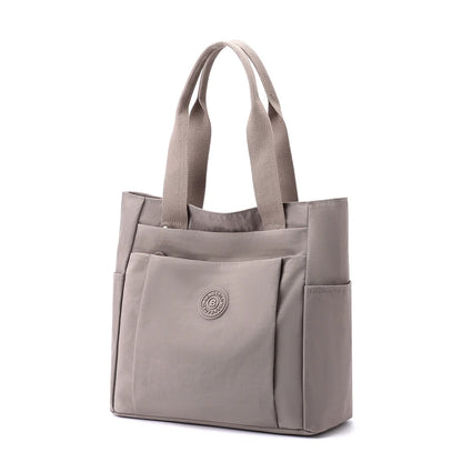 Fashion Casual Women Top Handle Handbag High Quality Fabric Women's Shoulder Bag Large Capacity Girls Casual Tote Bag SAC