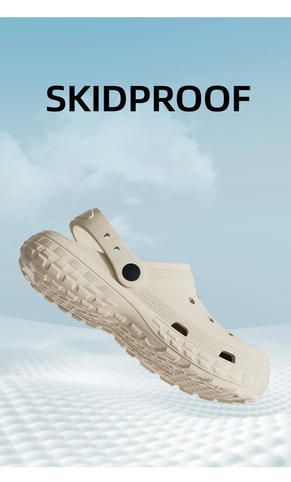 EVA Unisex Hole Shoes Beach Thick Bottom Outdoor Slippers Comfortable Breathable Indoor Slippers