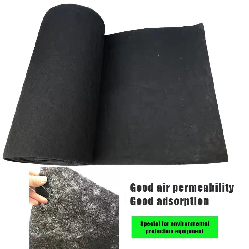 High-Density Activated Carbon Filter Sheet | Universal Air Purifier Foam for Car AC, Kitchen Hood & Water Filtration