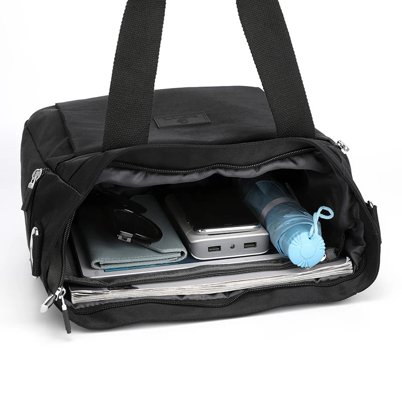 Fashion Large Capcity Women Causal Tote High Quality Durable Nylon Shoulder Bag Female Fabric Big Handbag Shopping Bag