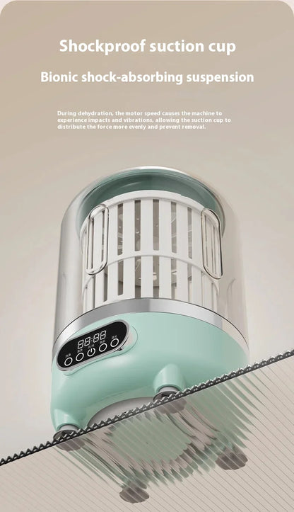 Mini Dual-Tub Washing Machine Portable Washer For Underwear/Socks 3L Capacity Blue Light Sterilization Easy Drain