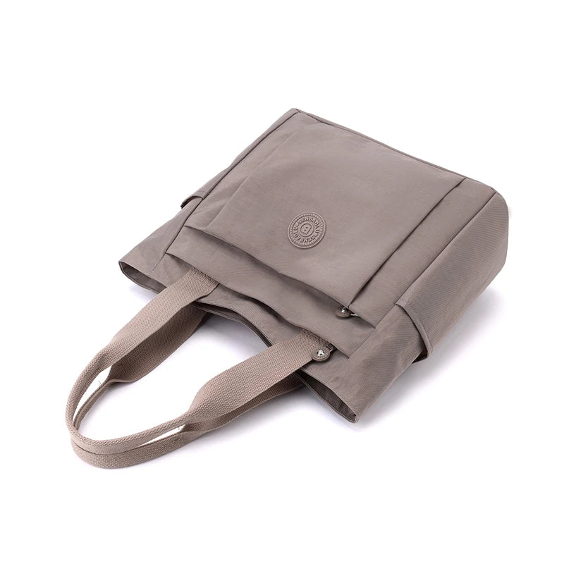 Fashion Casual Women Top Handle Handbag High Quality Fabric Women's Shoulder Bag Large Capacity Girls Casual Tote Bag SAC