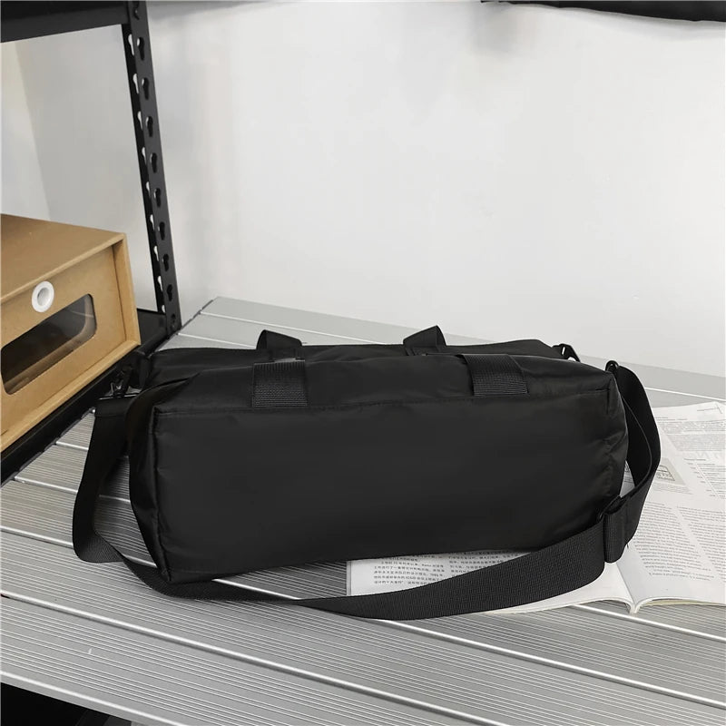 HOCODO Waterproof Women Travel Handbag Large Capacity Ladies Messenger Bag Solid Color Female Crossbody Nylon Shoulder Bag Women