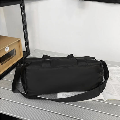 HOCODO Waterproof Women Travel Handbag Large Capacity Ladies Messenger Bag Solid Color Female Crossbody Nylon Shoulder Bag Women