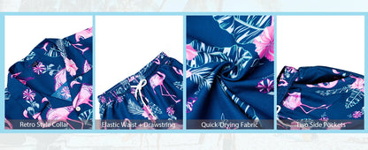 Summer Men's Solid Color Short Sleeve Shirt Set Lapel Button Front Shirt T Shirt Athletic Casual Shorts Set Hawaii Vacation Wear