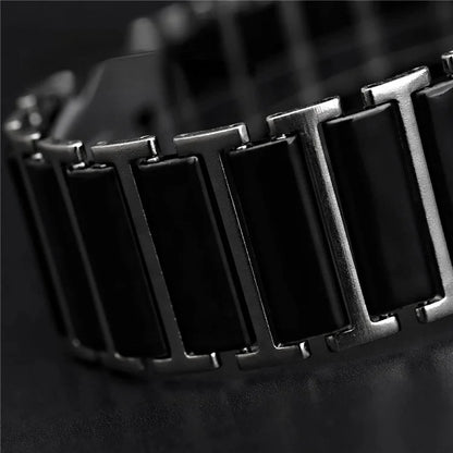 Fashion Rectangle Watch Women White Simulated Ceramics Watches Men Women Casual Quartz Wristwatches Couple Watch Unique Watch