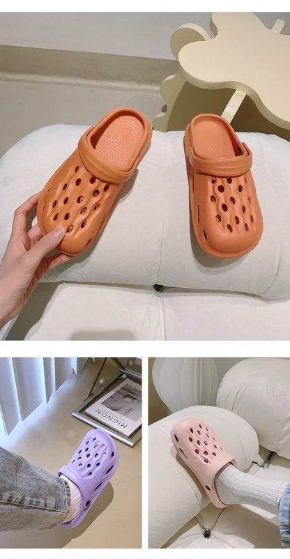 Fashion Women Slippers New Summer Slippers Outdoor Beach Slippers Classic Soft Men Garden Slippers Home Men Clogs Slippers