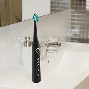 Fairywill FW-507 Electric Sonic Toothbrush | USB Rechargeable Waterproof Toothbrush with Replacement Heads for Adults