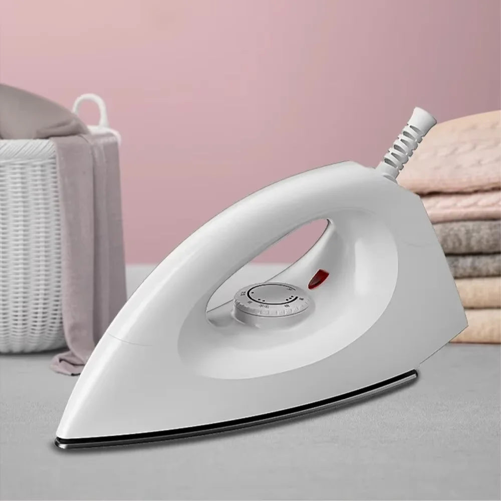 1000W Portable Electric Dry Iron | 5-Gear Adjustable Heat Control for Home & Travel