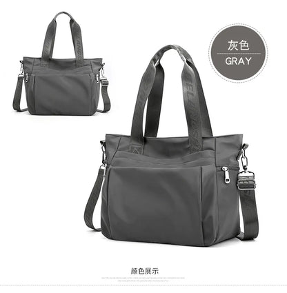 Simple and Fashionable Ladies Tote Bag Large-capacity Women's Lightweight Shoulder Bag Trendy Casual Hand-held Messenger Bag