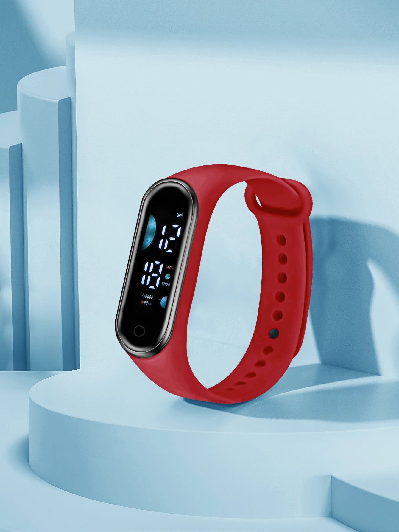 Children's Smart Sports Watch Bracelet LED Date Touch Screen Electronic Watch Boys and Girls Student Festival Gift