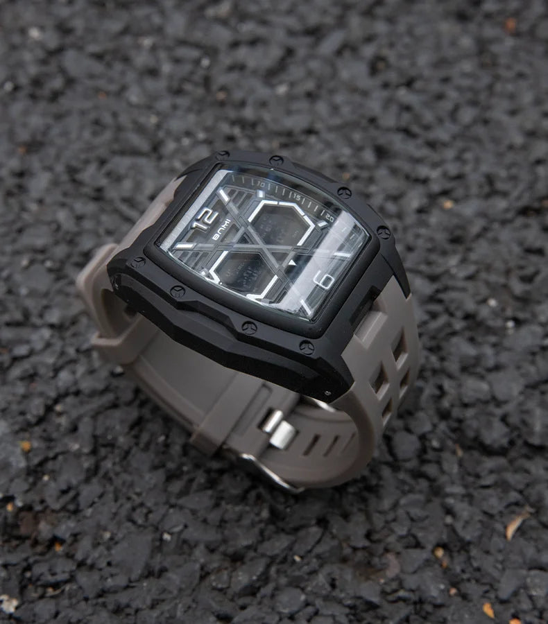 Multifunctional Sports Watches For Men Outdoor Waterproof Alarm Clock LED Digital Luminous Display Students Electronic Watch