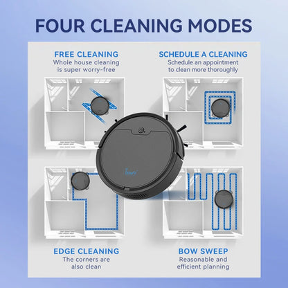 Intelligent Sweeping Robot Large Water Tank Mobile App Remote Control Planning And Cleaning Line Low Noise 2000 Pa Large Suction