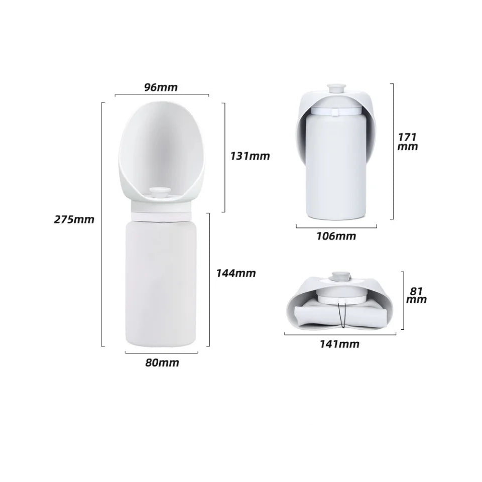 Portable Dog Water Bottle | Outdoor Travel Pet Drinking Cup with Leak-Proof & Collapsible Design