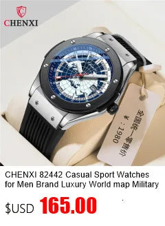 CHENXI 104A Waterproof Top Brand Luxury couple watches Watch for Women Men With Simulated-Ceramics Strap relojes para damas