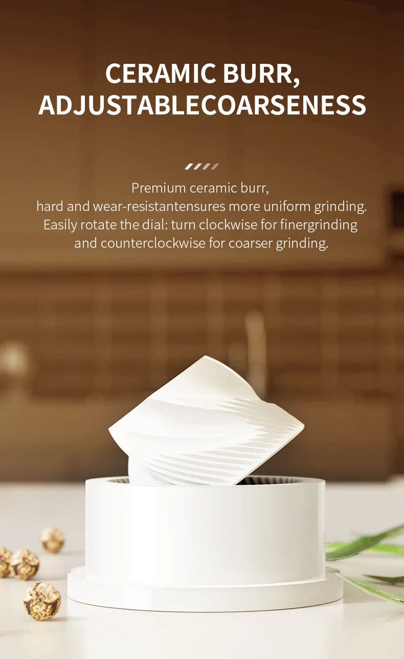 2Pcs/Set USB Rechargeable Automatic Pepper Grinder Salt And Pepper Mill Adjustable Coarseness Spice Grinder with LED for Kitchen