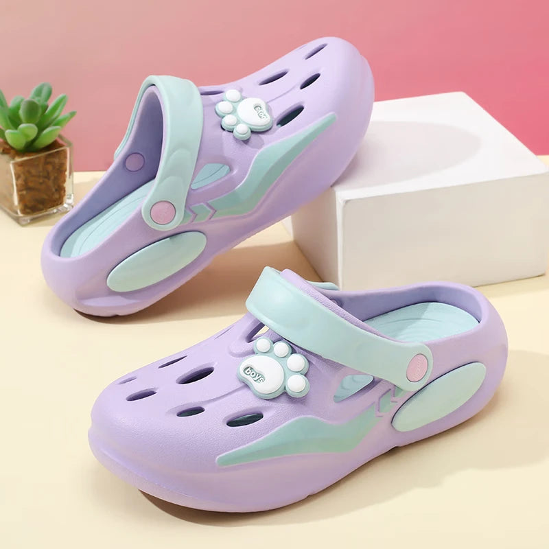 Women's Comfortable EVA Garden Clogs, Closed Toe Sandals For Indoor/Outdoor Home And Beach Use, Soft Sole Ventilated Shoes