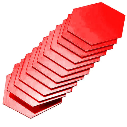 6/12PCS Acrylic Hexagon Wall Mirror Stickers | Self-Adhesive Mosaic Tile Decals for DIY Home Decoration & Art Gifts