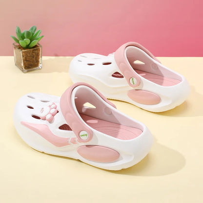 Women's Comfortable EVA Garden Clogs, Closed Toe Sandals For Indoor/Outdoor Home And Beach Use, Soft Sole Ventilated Shoes