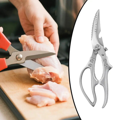 Multifunctional Stainless Steel Kitchen Tools For Cutting Vegetables Meat Fish Food Scissors Kitchen Multi-purpose Tools