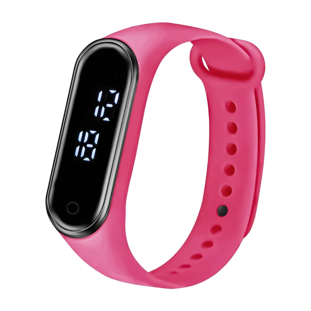 Children's Smart Sports Watch Bracelet LED Date Touch Screen Electronic Watch Boys and Girls Student Festival Gift