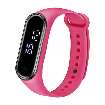 Children's Smart Sports Watch Bracelet LED Date Touch Screen Electronic Watch Boys and Girls Student Festival Gift