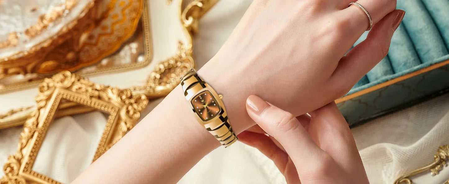 JSDUN Fashion Quartz Watches For Women Free Shipping Waterproof Ladies Watch Gold Top Brand Luxury Wristwatch Gift Reloj Mujer