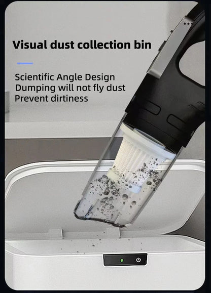 Auto multifunctionele stofzuiger Handheld krachtige zuigkracht Oplaadbare auto en thuis Kleine draadloze stofzuiger voor tweeërl