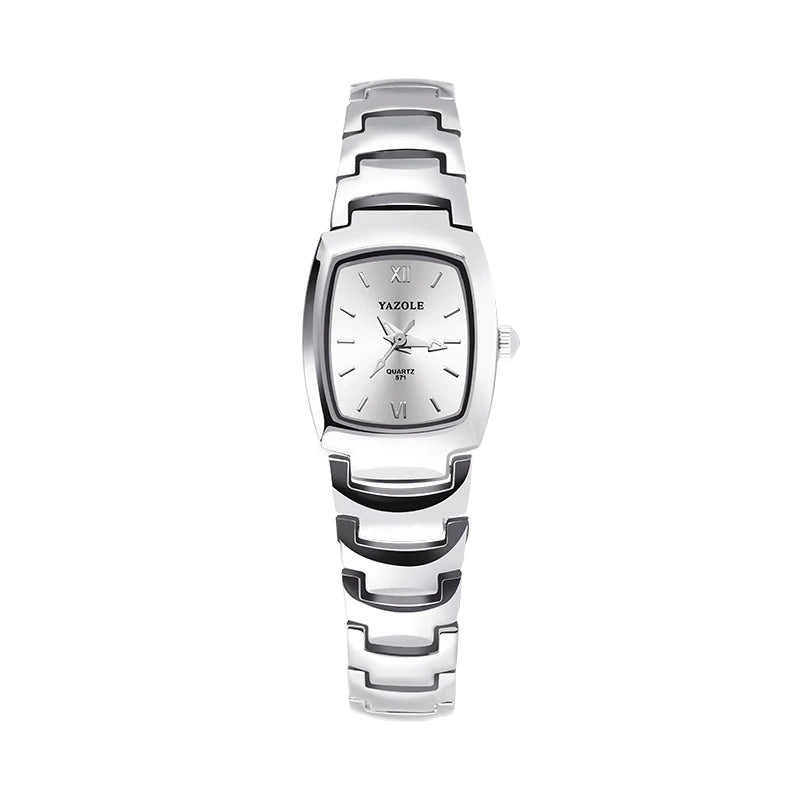 UTHAI Men's Watch Light Luxury Tungsten Steel Glow Waterproof Clock Couple Watches Women's Fashion Quartz Wristwatches Gift