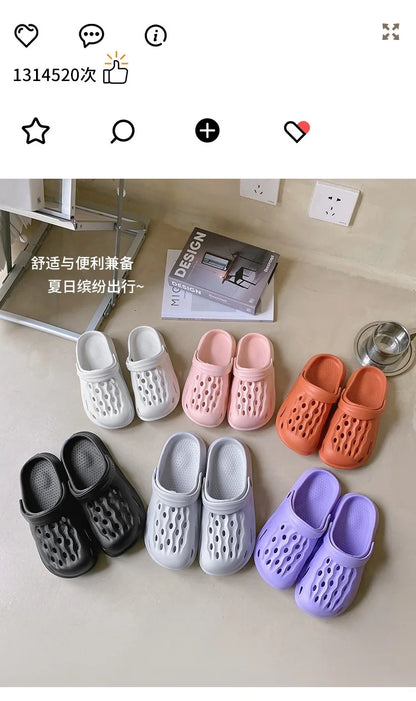 Fashion Women Slippers New Summer Slippers Outdoor Beach Slippers Classic Soft Men Garden Slippers Home Men Clogs Slippers
