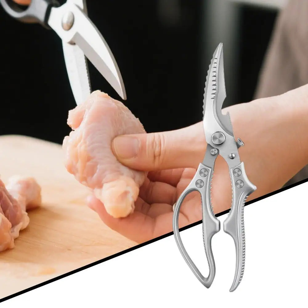 Multifunctional Stainless Steel Kitchen Tools For Cutting Vegetables Meat Fish Food Scissors Kitchen Multi-purpose Tools