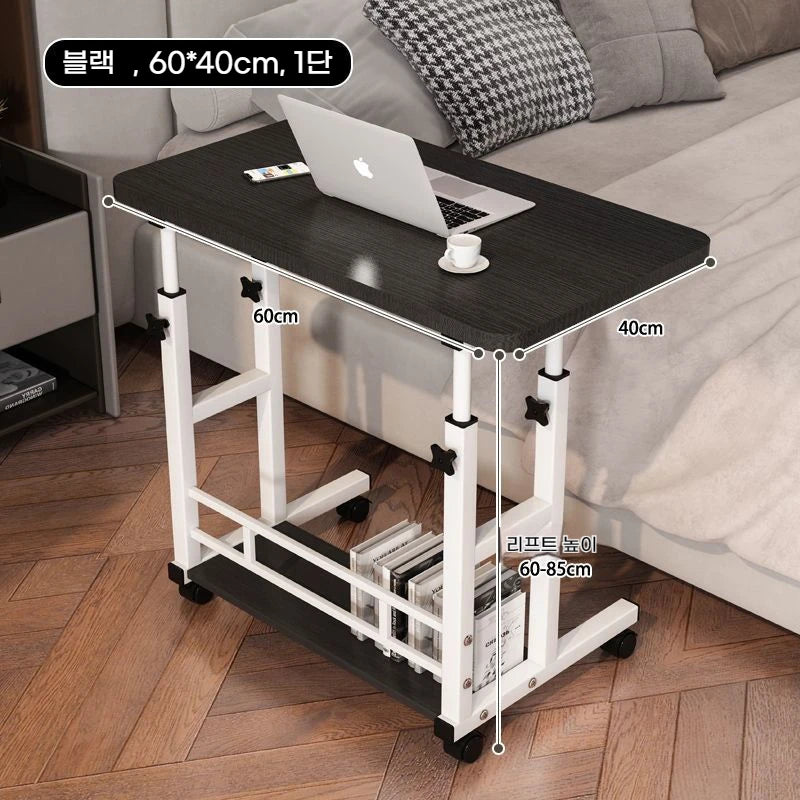 Double-Layer Office Desk Computer Lazy Table with storage shelf Laptop