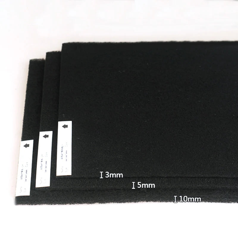 High-Density Activated Carbon Filter Sheet | Universal Air Purifier Foam for Car AC, Kitchen Hood & Water Filtration