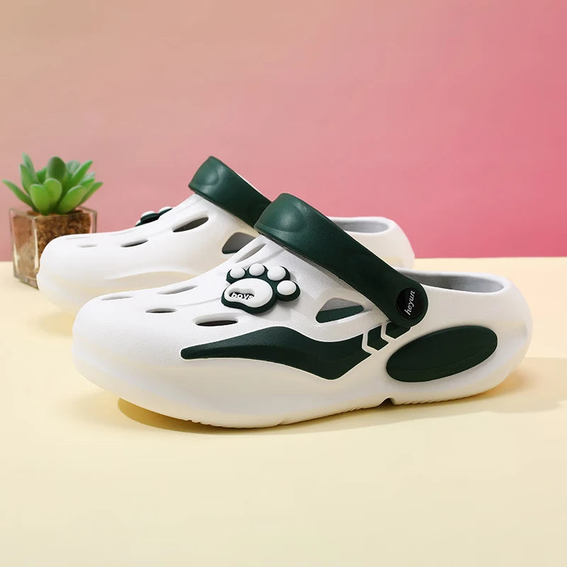 Women's Comfortable EVA Garden Clogs, Closed Toe Sandals For Indoor/Outdoor Home And Beach Use, Soft Sole Ventilated Shoes