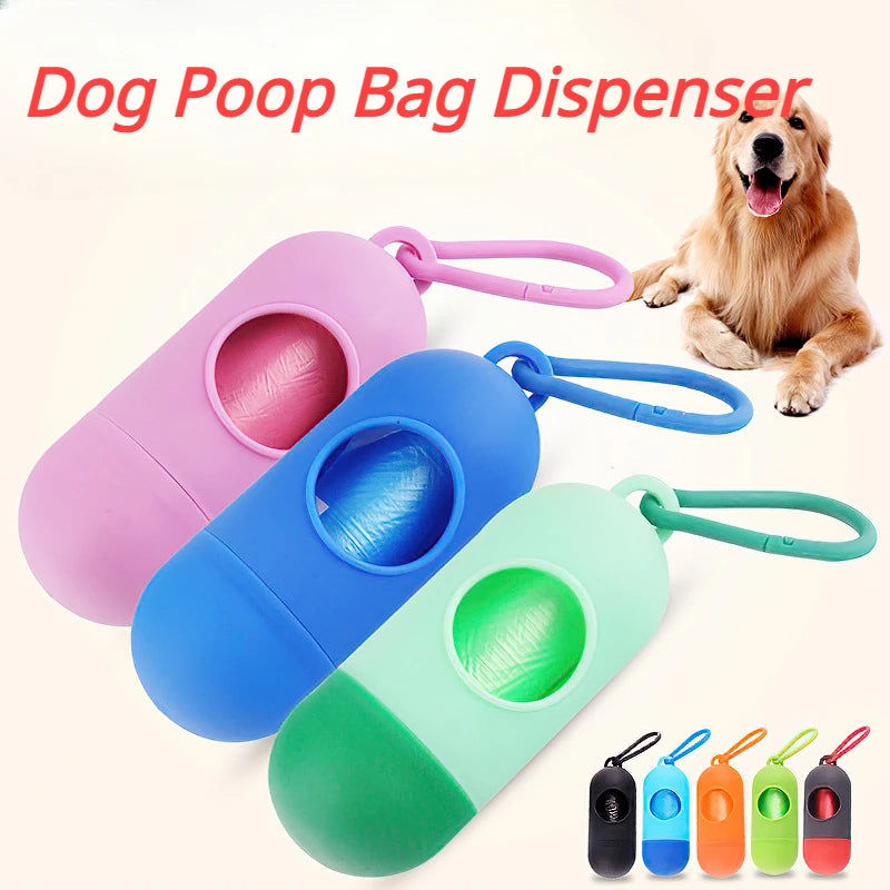 Portable Pet Waste Bag Dispenser | Dog Poop Bag Holder & Trash Case for Walking, Travel & Outdoor Use