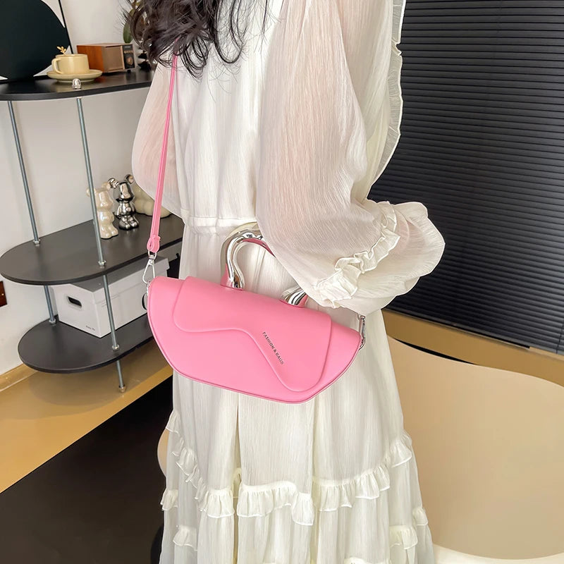 This year's popular niche design with contrasting color bags, 2023 new women's bags, versatile summer crossbody bags, mini wing