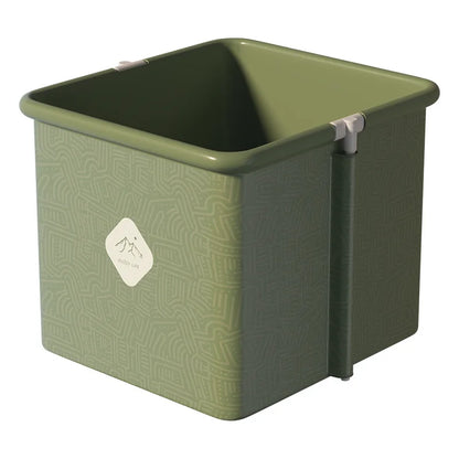 Household Children's Bath Bucket Adult Home Life Double Foldable Bath Bucket Thickened Free Installation Bathtub