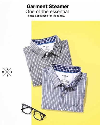 2-in-1 Handheld Steam Iron | Portable Garment Steamer & Ironing Machine for Home & Travel

💎 Professional Product Description: