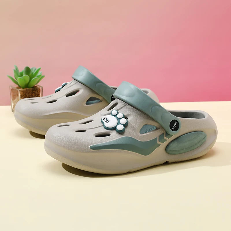 Women's Comfortable EVA Garden Clogs, Closed Toe Sandals For Indoor/Outdoor Home And Beach Use, Soft Sole Ventilated Shoes