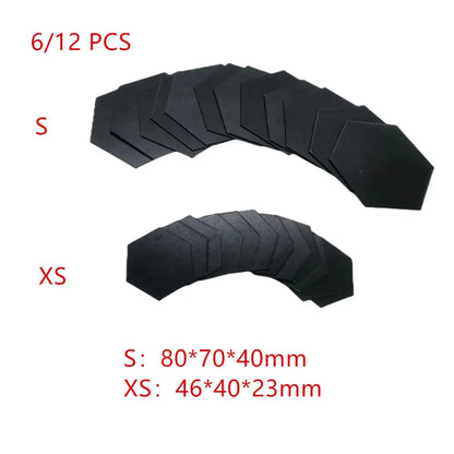 6/12PCS Acrylic Hexagon Wall Mirror Stickers | Self-Adhesive Mosaic Tile Decals for DIY Home Decoration & Art Gifts