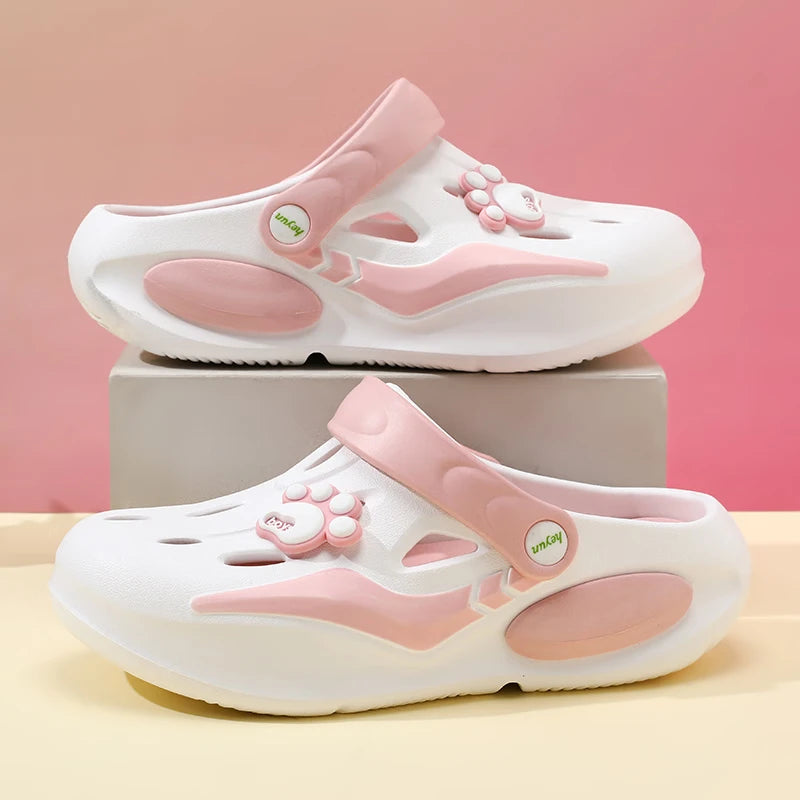 Women's Comfortable EVA Garden Clogs, Closed Toe Sandals For Indoor/Outdoor Home And Beach Use, Soft Sole Ventilated Shoes