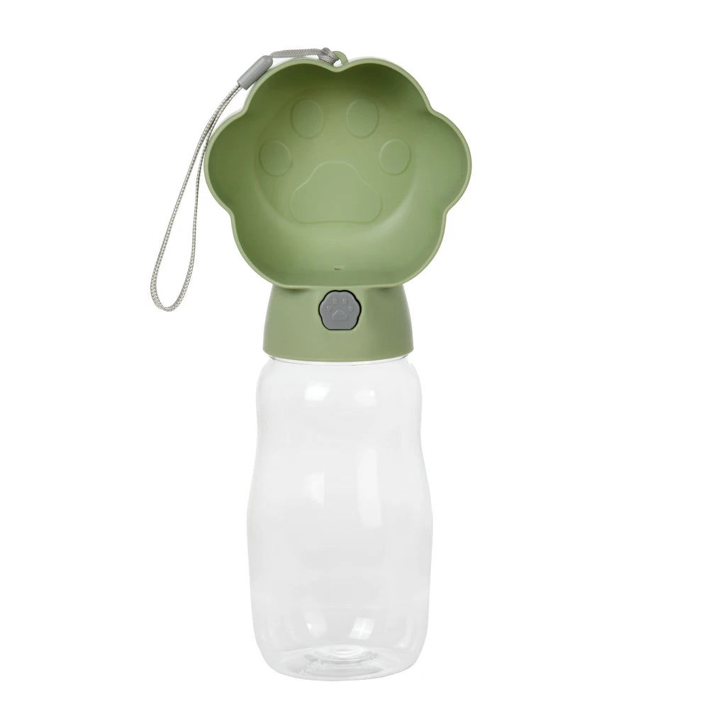 2-in-1 Portable Dog Water Bottle & Food Feeder | Leak-Proof Travel Drink Bowl for Small Dogs & Puppies