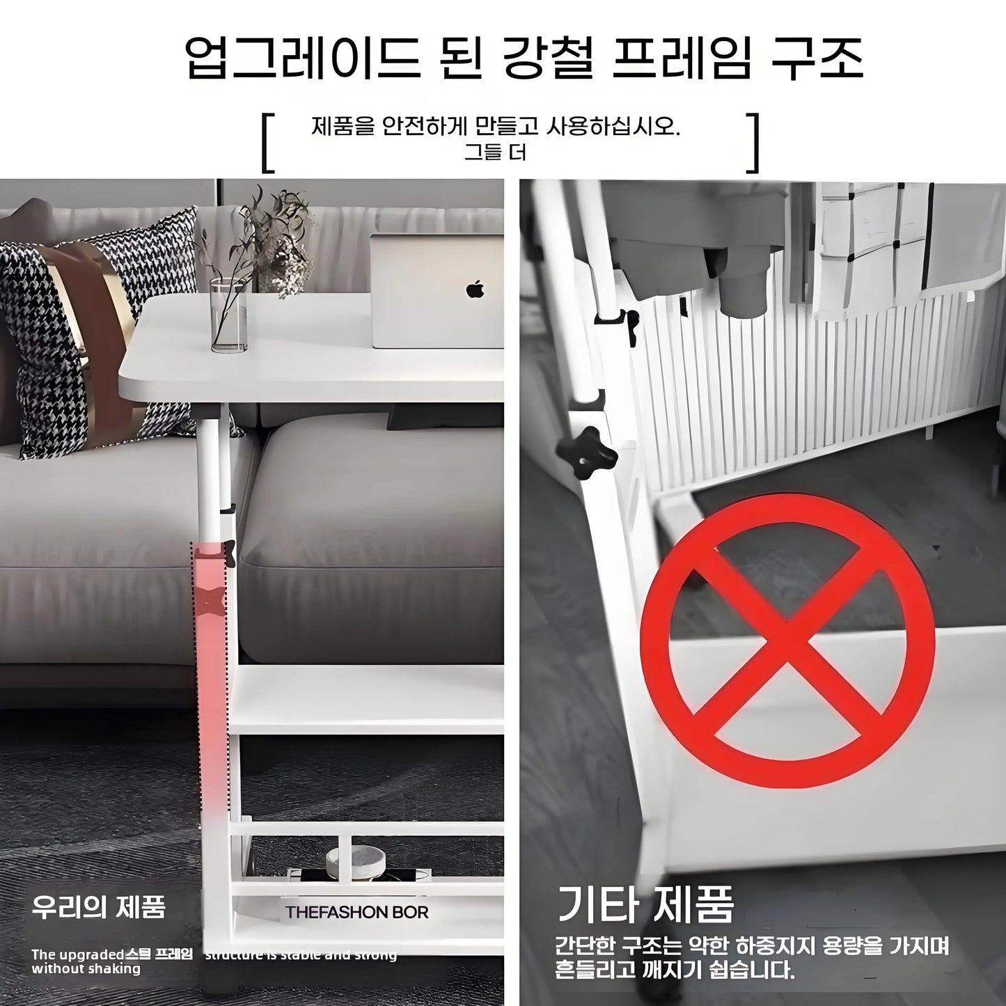 Double-Layer Office Desk Computer Lazy Table with storage shelf Laptop