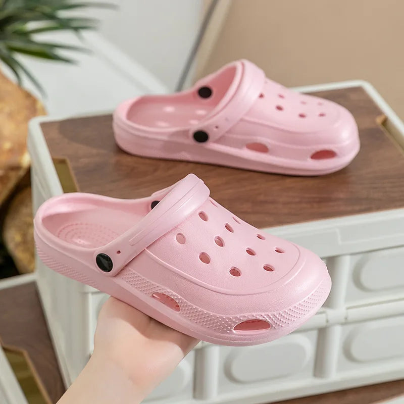 Women Home Slippers Men's Sandals Summer Garden Clogs Shoes Man Beach Slipper Outdoor Waterproof Soft Slides Casual Anti Slip