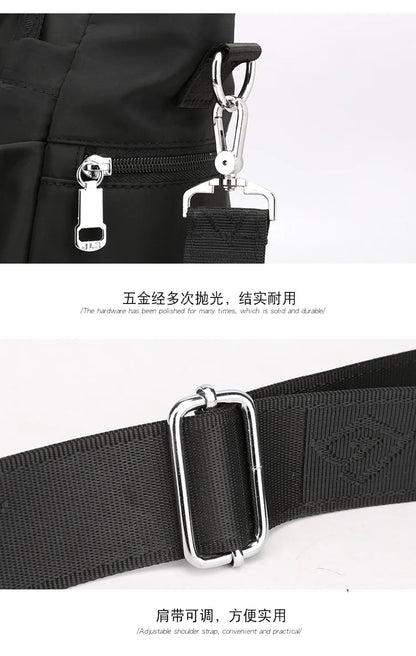 Simple and Fashionable Ladies Tote Bag Large-capacity Women's Lightweight Shoulder Bag Trendy Casual Hand-held Messenger Bag