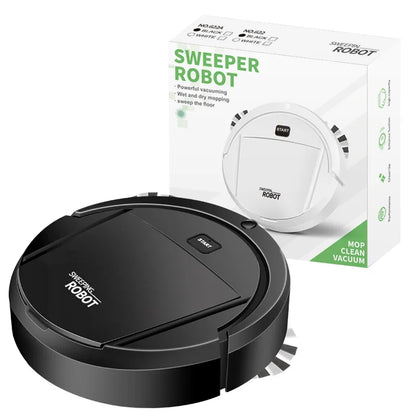 Smart Automatic Robot Vacuum Cleaner | 2-in-1 Wet & Dry Intelligent Floor Cleaning Machine for Home