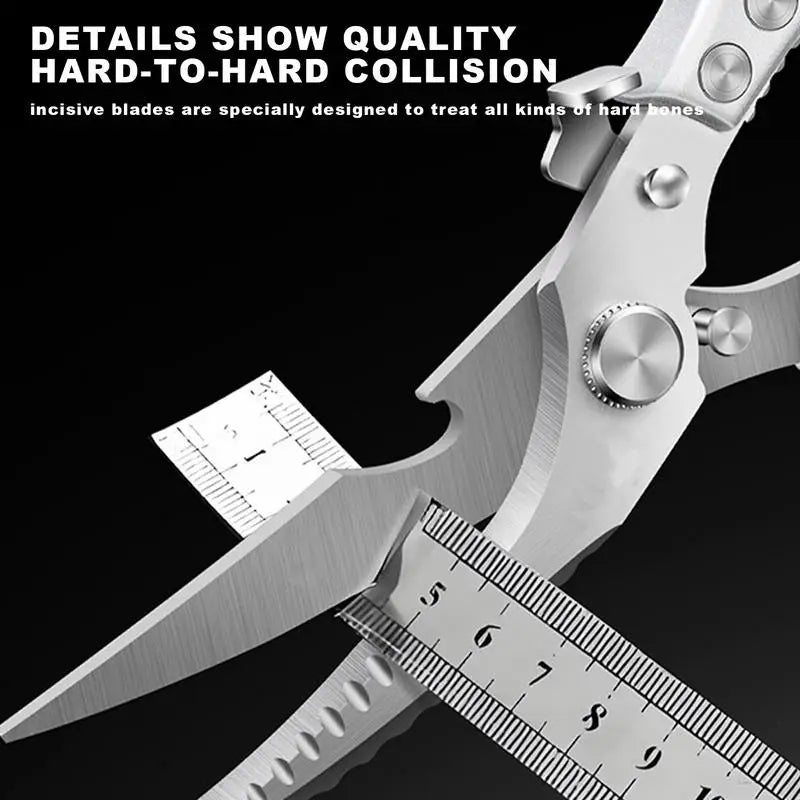 Multifunctional Stainless Steel Kitchen Tools For Cutting Vegetables Meat Fish Food Scissors Kitchen Multi-purpose Tools