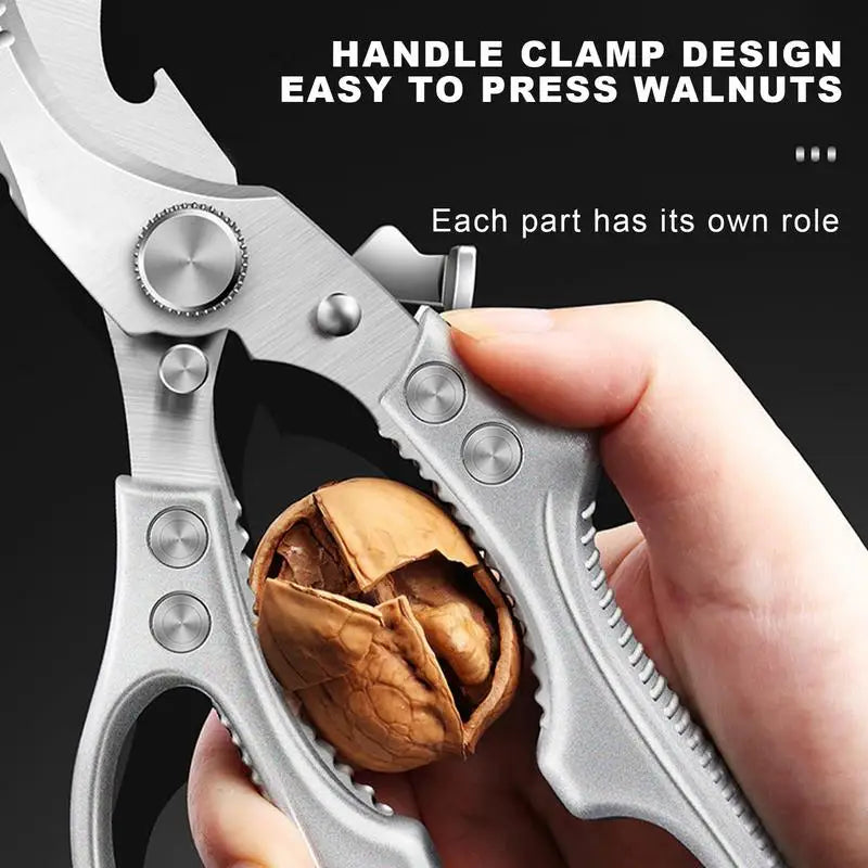 Multifunctional Stainless Steel Kitchen Tools For Cutting Vegetables Meat Fish Food Scissors Kitchen Multi-purpose Tools
