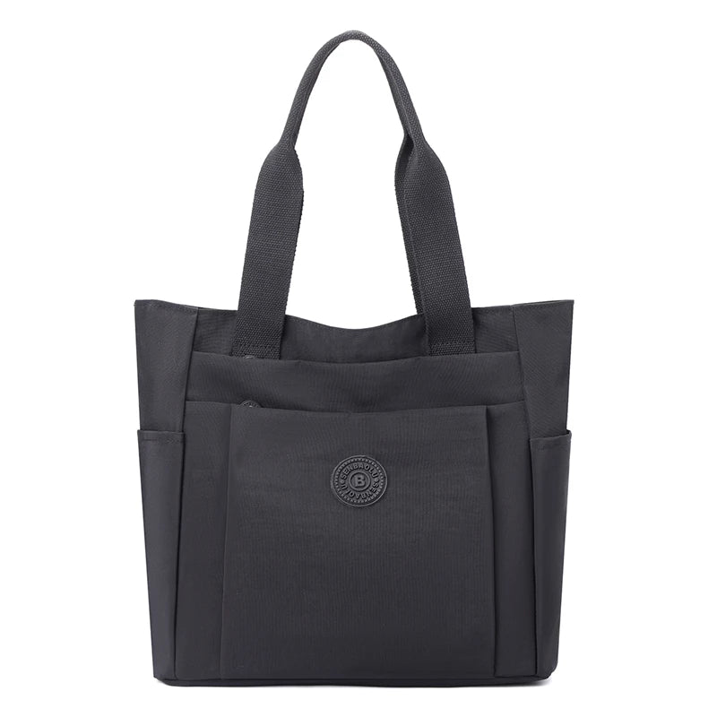 Fashion Casual Women Top Handle Handbag High Quality Fabric Women's Shoulder Bag Large Capacity Girls Casual Tote Bag SAC